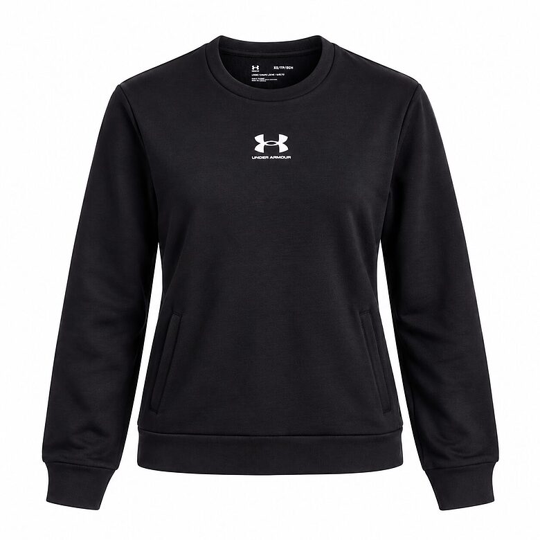 Under Armour melns brīva piegriezuma džemperis