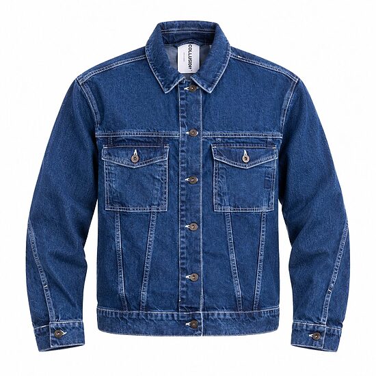 COLLUSION dark blue denim jacket