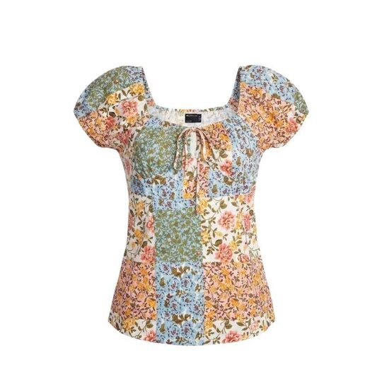 ASOS DESIGN Curve sieviešu mini kleita (EU52, daudzkrāsaina)