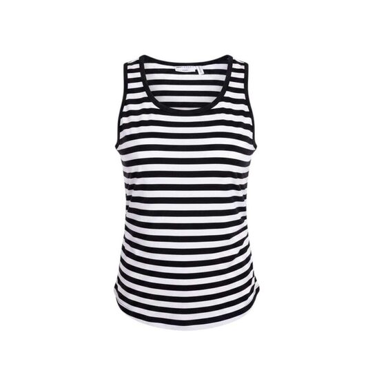 ASOS DESIGN sieviešu svītrains tops (EU36, melnbalts)